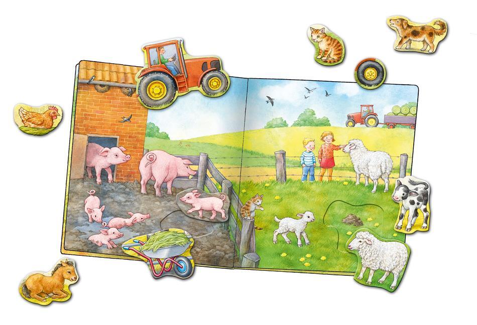 Bild: 9783473434824 | Mein großes Puzzle-Spielbuch Bauernhof | Buch | 12 S. | Deutsch | 2014