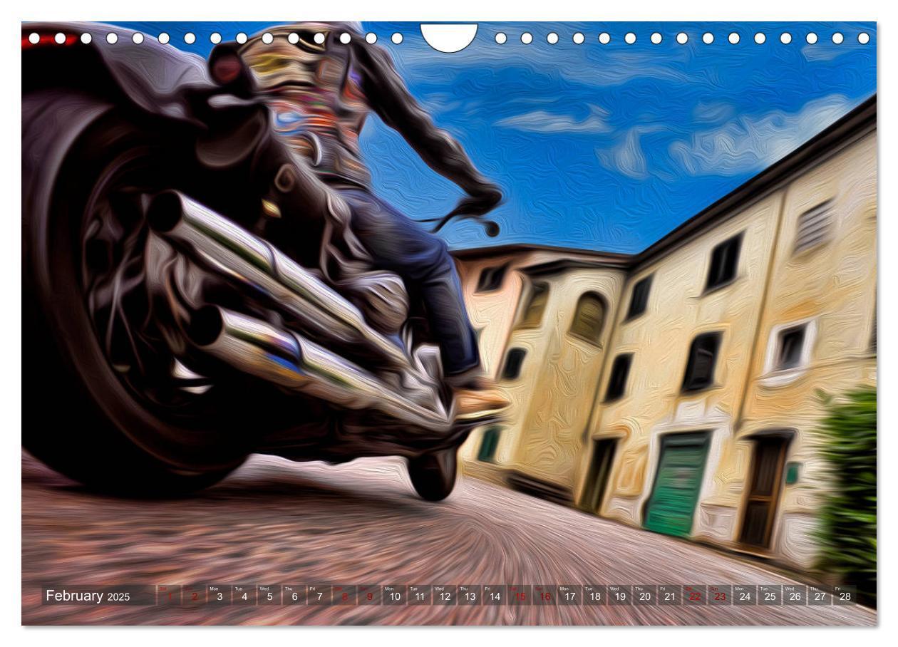 Bild: 9781325948840 | Images of Harley Davidson (Wall Calendar 2025 DIN A4 landscape),...