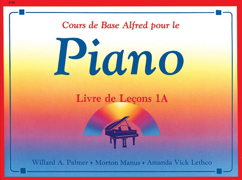 Cover: 38081017181 | Alfred's Basic Piano Library Lesson 1A Frans | Palmer | Buch