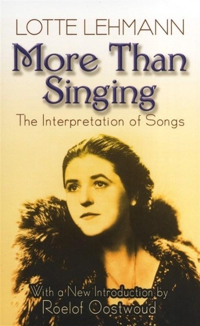 Cover: 9780486498027 | More Than Singing - The Interpretation Of Songs | Lotte Lehmann | Buch