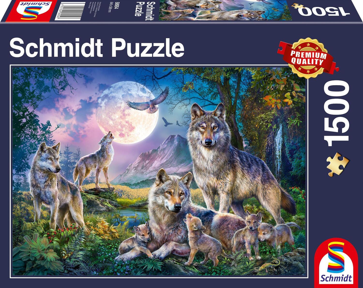 Cover: 4001504589547 | Wölfe Puzzle 1.500 Teile | Puzzle Standard | Spiel | Deutsch | 2020