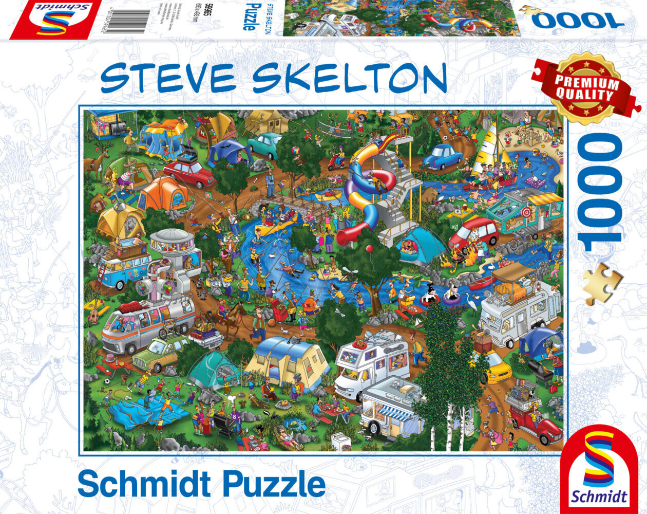 Cover: 4001504599652 | Auszeit vom Alltag. 1.000 Teile | Erwachsenenpuzzle Steve Skelton