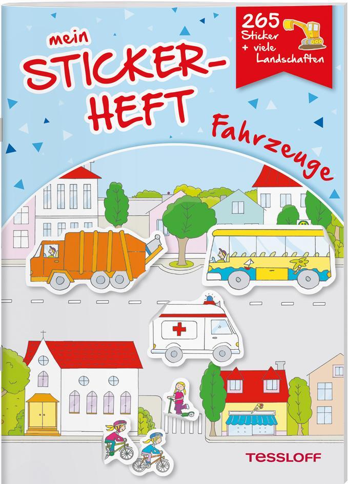 Cover: 9783788644888 | Mein Stickerheft. Fahrzeuge | Mit 265 Stickern! | Elisabeth Kiefmann