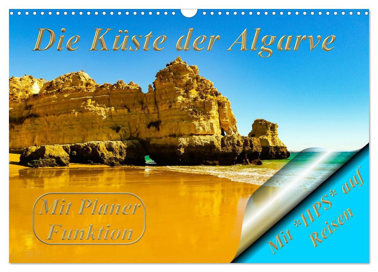 Cover: 9783435091980 | Die Küste der Algarve (Wandkalender 2025 DIN A3 quer), CALVENDO...