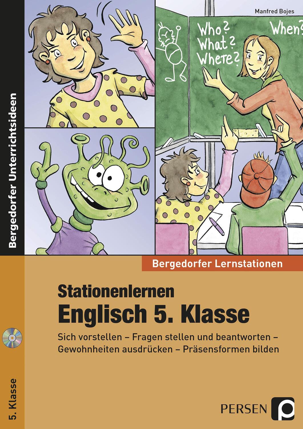 Cover: 9783403234760 | Stationenlernen Englisch 5. Klasse | Manfred Bojes | Deutsch | 2016