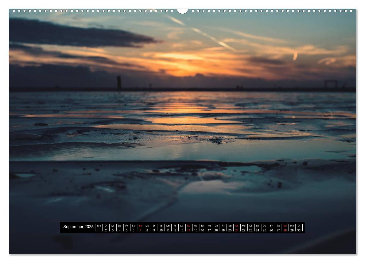 Bild: 9783435489039 | Abendlicht über der Nordsee (Wandkalender 2025 DIN A2 quer),...