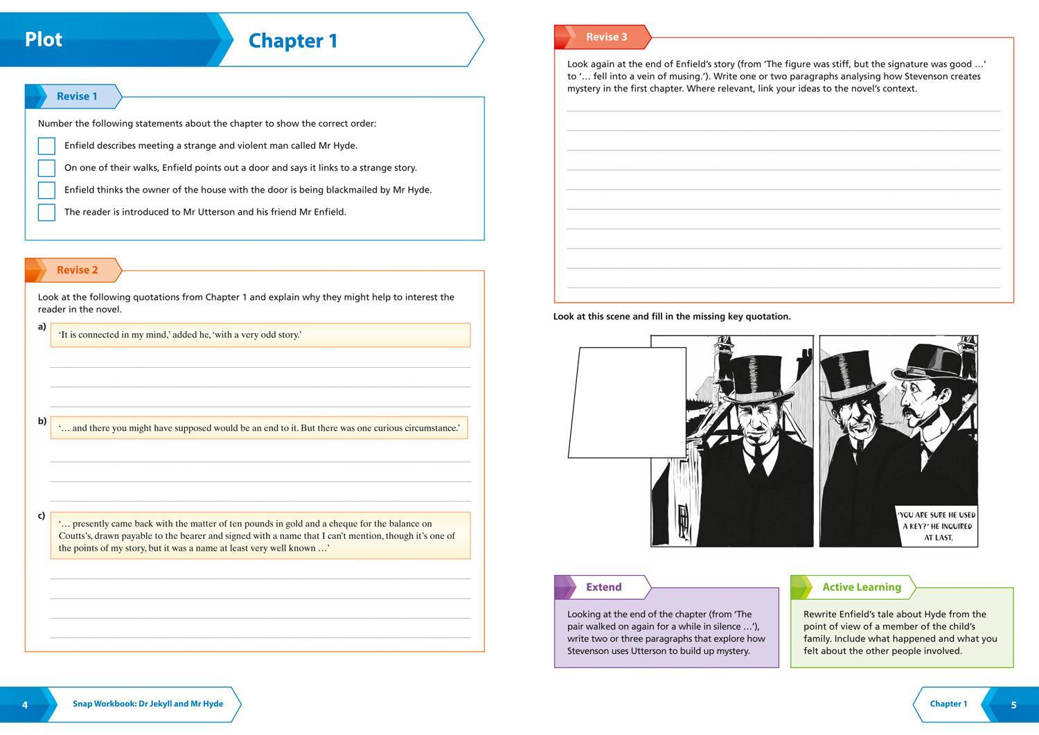 Bild: 9780008355296 | Dr Jekyll and Mr Hyde: AQA GCSE 9-1 English Literature Workbook | GCSE