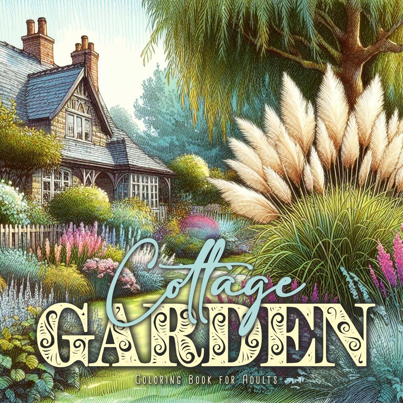 Cover: 9783758497940 | Cottage Garden Coloring Book for Adults | Monsoon Publishing | Buch