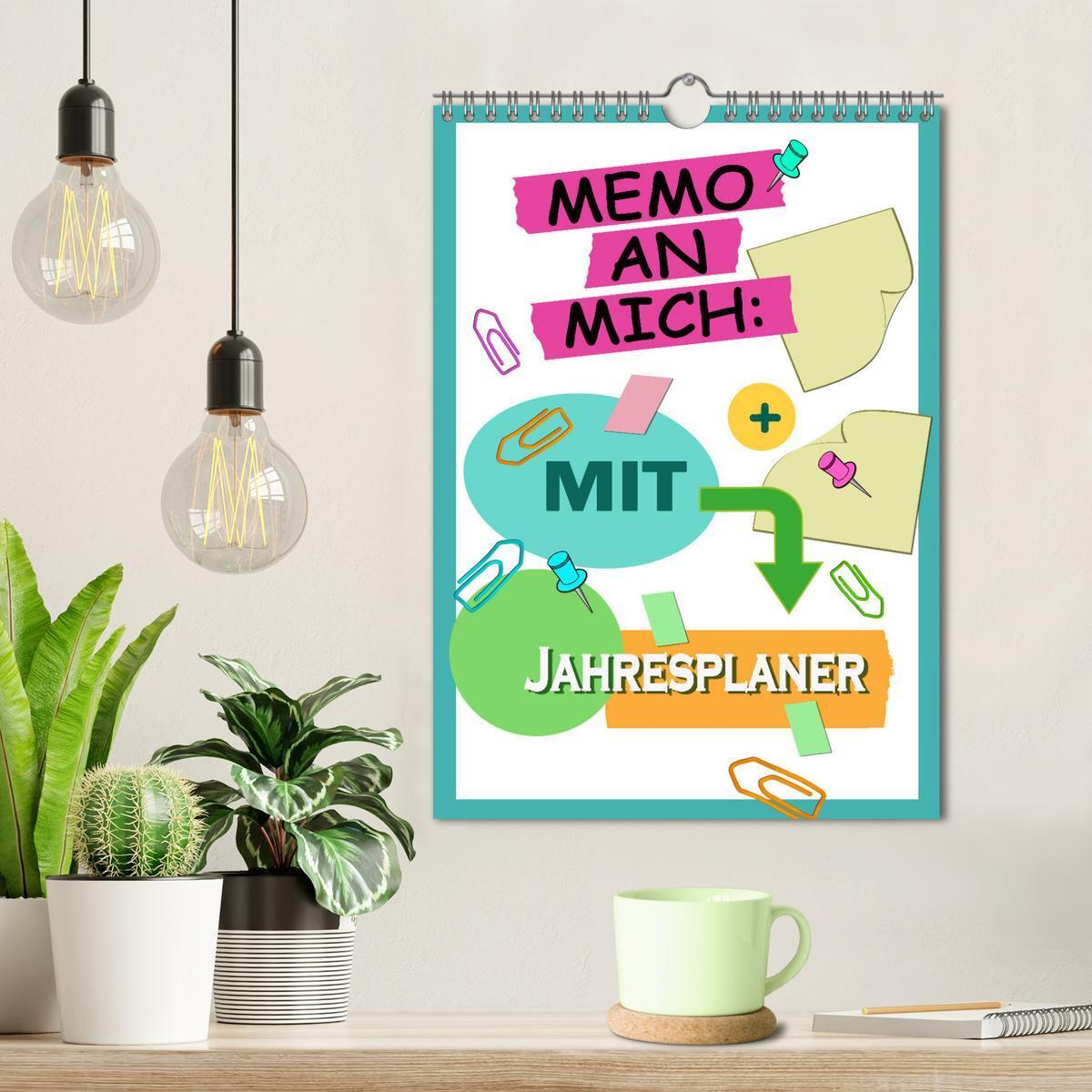 Bild: 9783435854264 | Memo an mich mit Jahresplaner (Wandkalender 2025 DIN A4 hoch),...