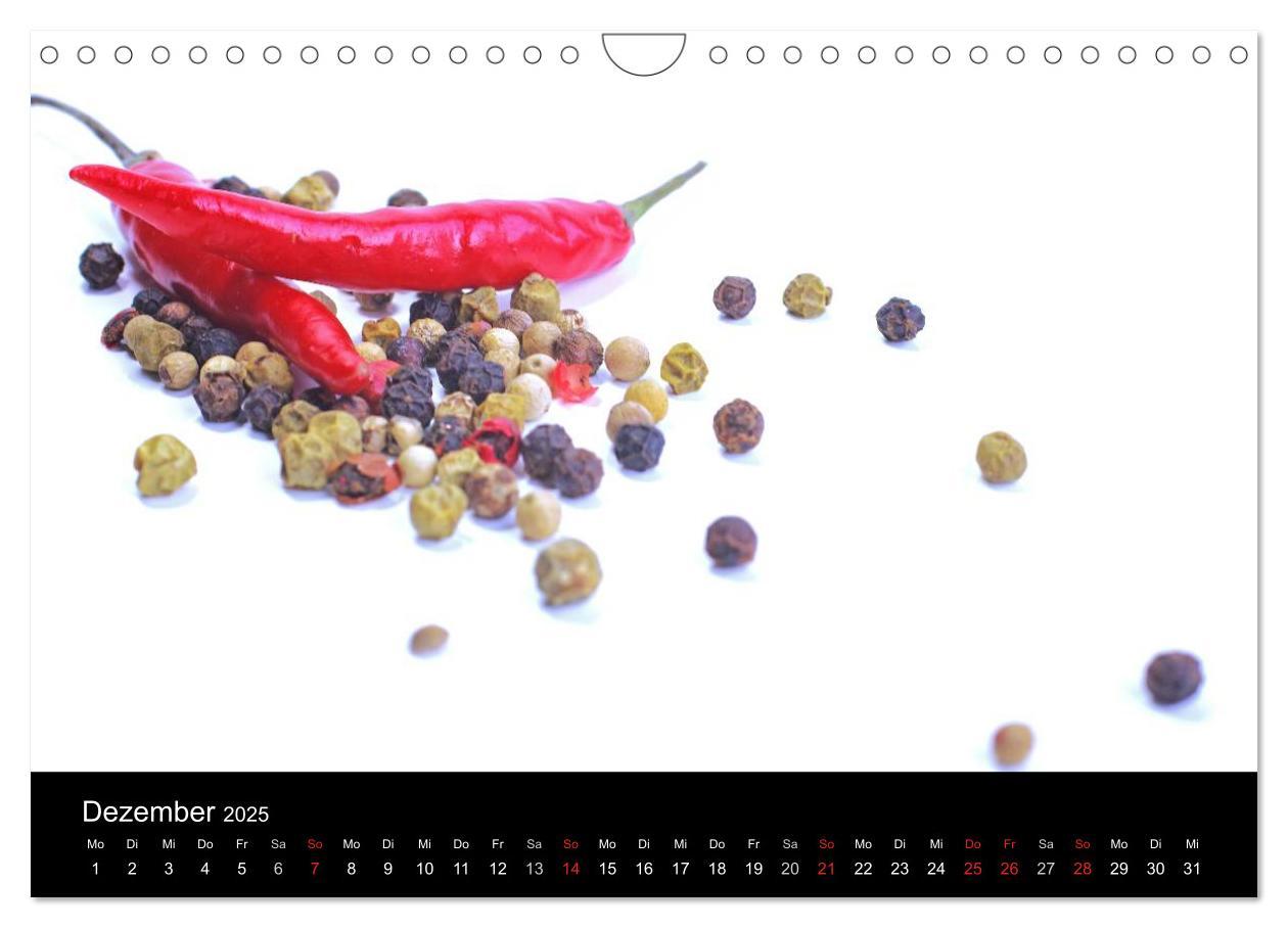 Bild: 9783435824335 | Hot Chili Küchen Kalender (Wandkalender 2025 DIN A4 quer), CALVENDO...