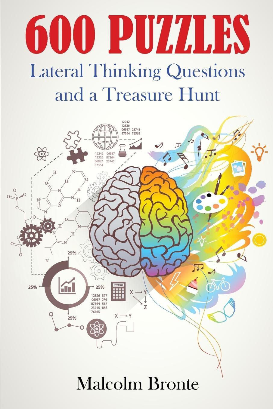 Cover: 9781739448585 | 600 PUZZLES | Lateral Thinking Questions and a Treasure Hunt | Bronte