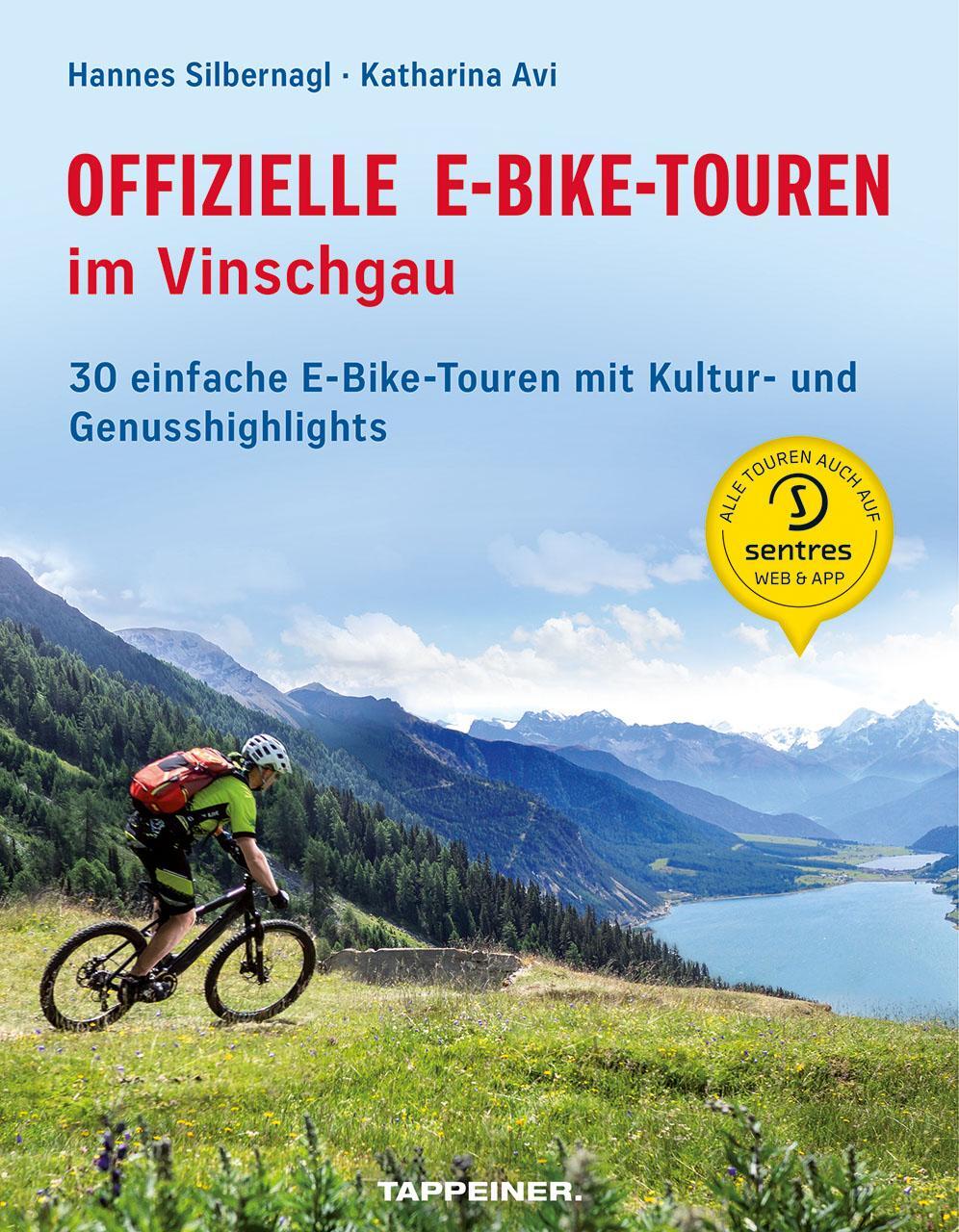 Cover: 9788870739503 | Offizielle E-Bike-Touren im Vinschgau | Hannes Silbernagl (u. a.)