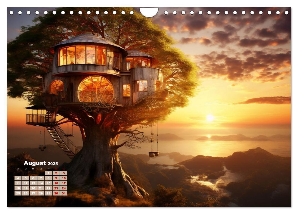 Bild: 9783383832475 | Baumhäuser - Traumhafte Luftschlösser (Wandkalender 2025 DIN A4...