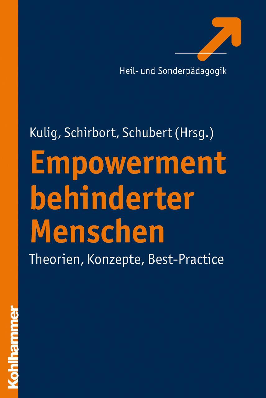 Cover: 9783170219816 | Empowerment behinderter Menschen | Theorien, Konzepte, Best-Practice