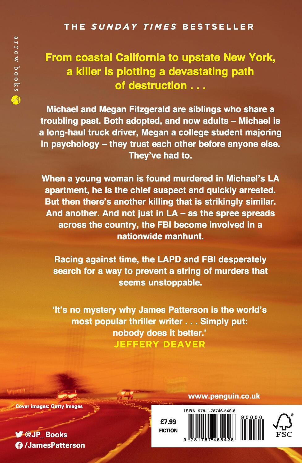 Rückseite: 9781787465428 | The Coast-to-Coast Murders | James Patterson | Taschenbuch | Englisch