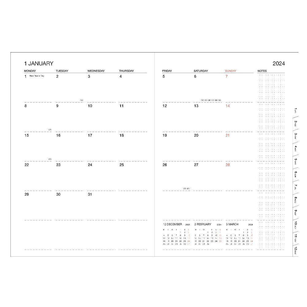 Bild: 4550045107111 | MARK'S 2023/2024 Taschenkalender A5 vertikal, COLORS, Green | Kalender