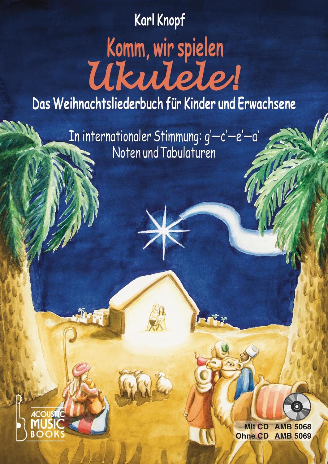 Cover: 9783869475691 | Komm, wir spielen Ukulele! Das Weihnachtsalbum für Kinder und...