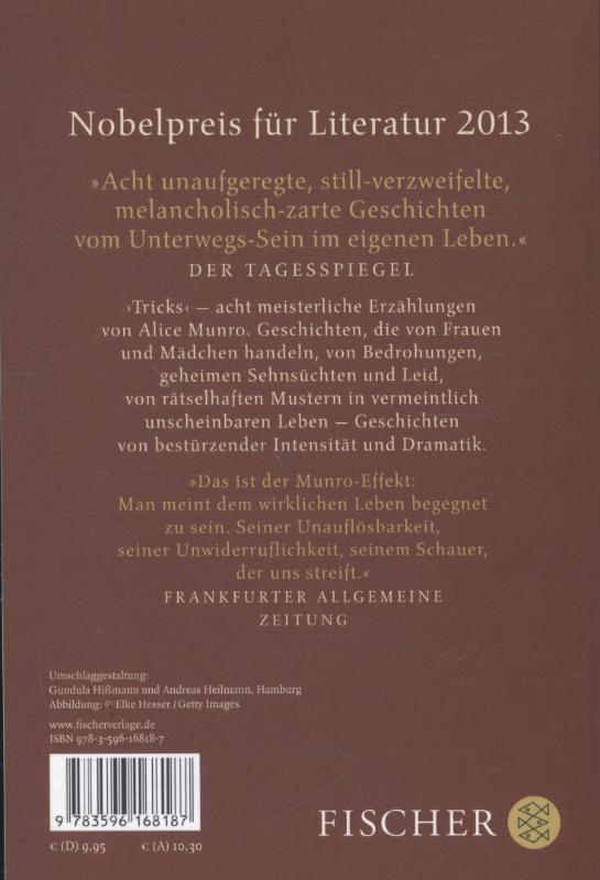 Rückseite: 9783596168187 | Tricks | Acht Erzählungen | Alice Munro | Taschenbuch | Deutsch | 2008
