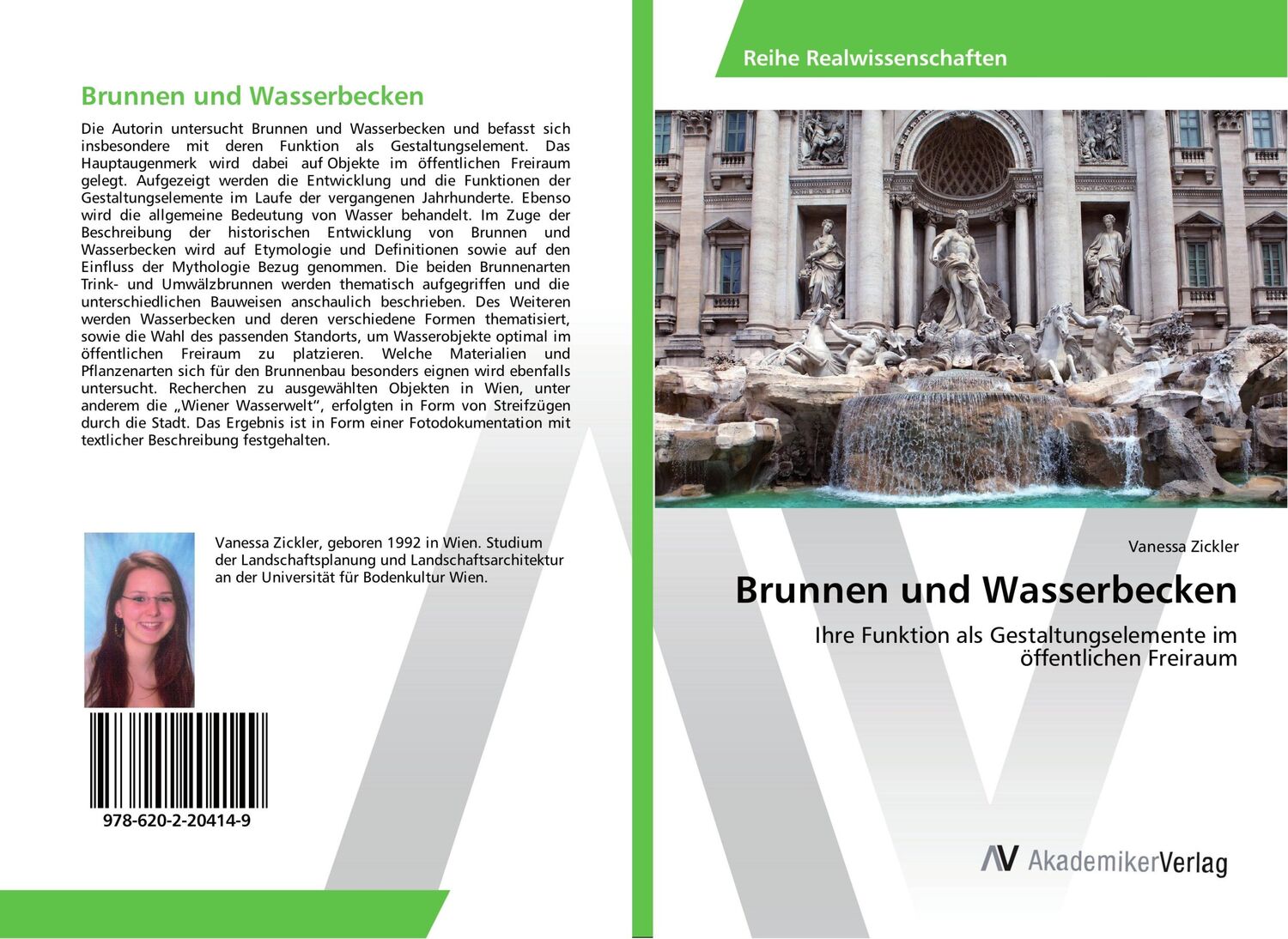 Cover: 9786202204149 | Brunnen und Wasserbecken | Vanessa Zickler | Taschenbuch | Paperback