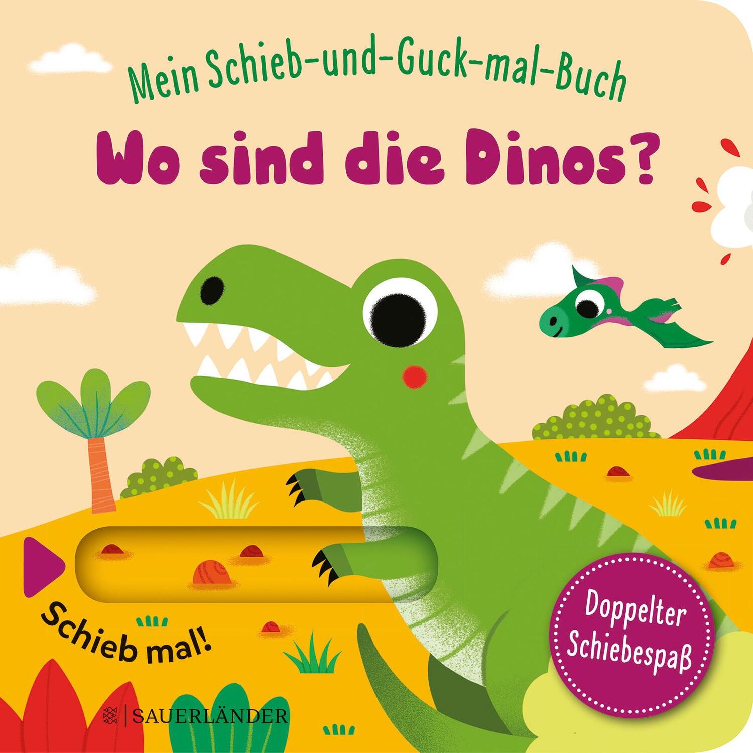 Cover: 9783737358163 | Mein Schieb &amp; Guck-mal-Buch: Wo sind die Dinos? | Buch | 10 S. | 2021