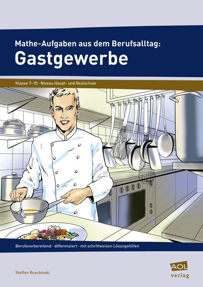 Cover: 9783403101611 | Mathe-Aufgaben aus dem Berufsalltag: Gastgewerbe | Steffen Ruschinski