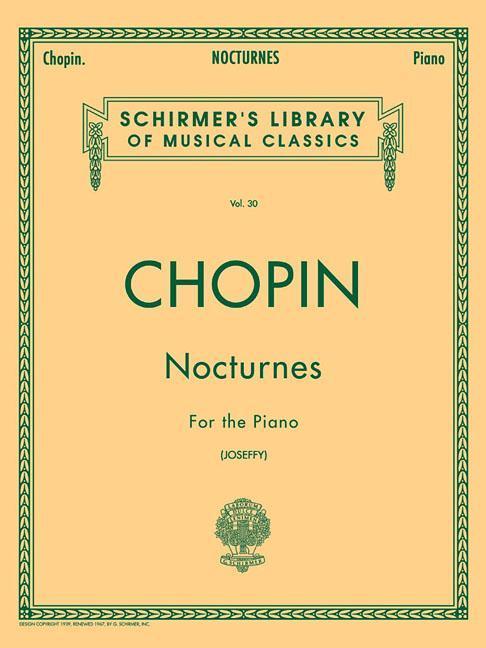 Cover: 9780793526055 | Nocturnes | Schirmer Library of Classics Volume 30 Piano Solo | Buch