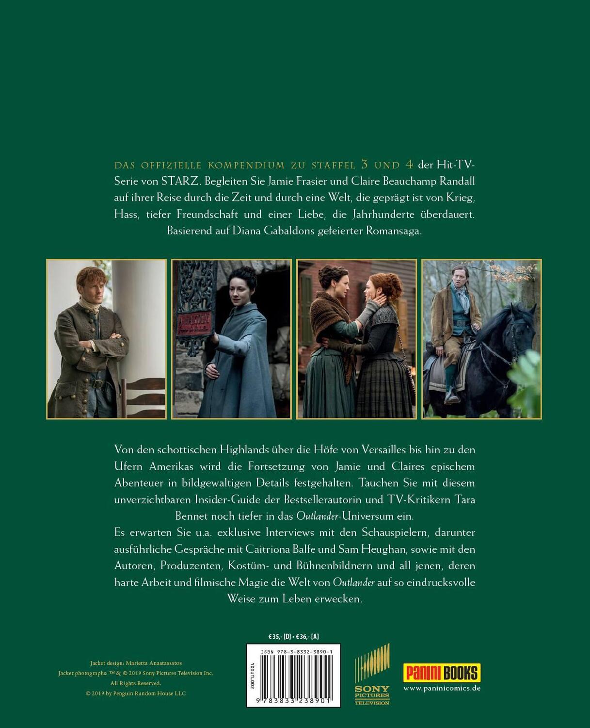 Rückseite: 9783833238901 | Hinter den Kulissen von Outlander: Die TV-Serie | Tara Bennett | Buch