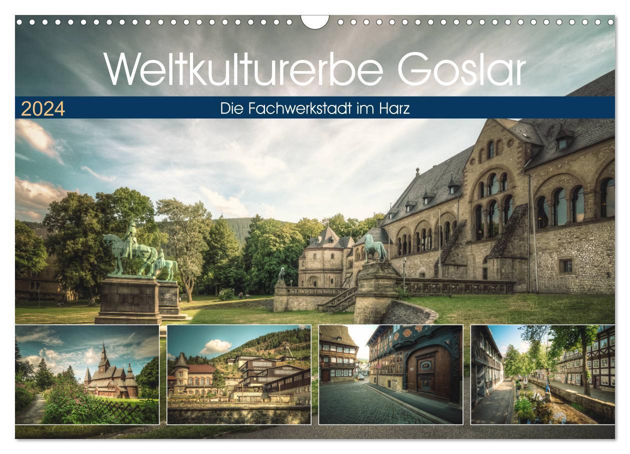 Cover: 9783675571457 | Weltkulturerbe Goslar (Wandkalender 2024 DIN A3 quer), CALVENDO...