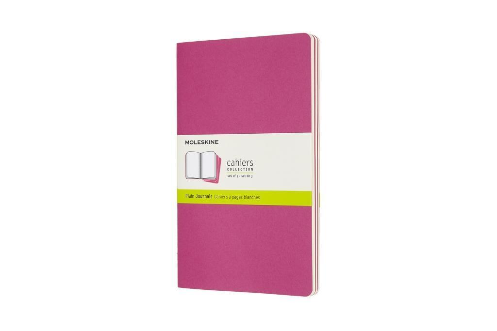 Cover: 8058647629681 | Moleskine Cahier Large/A5, 3er Set, Blanko, Kinetisches Pink | 2019