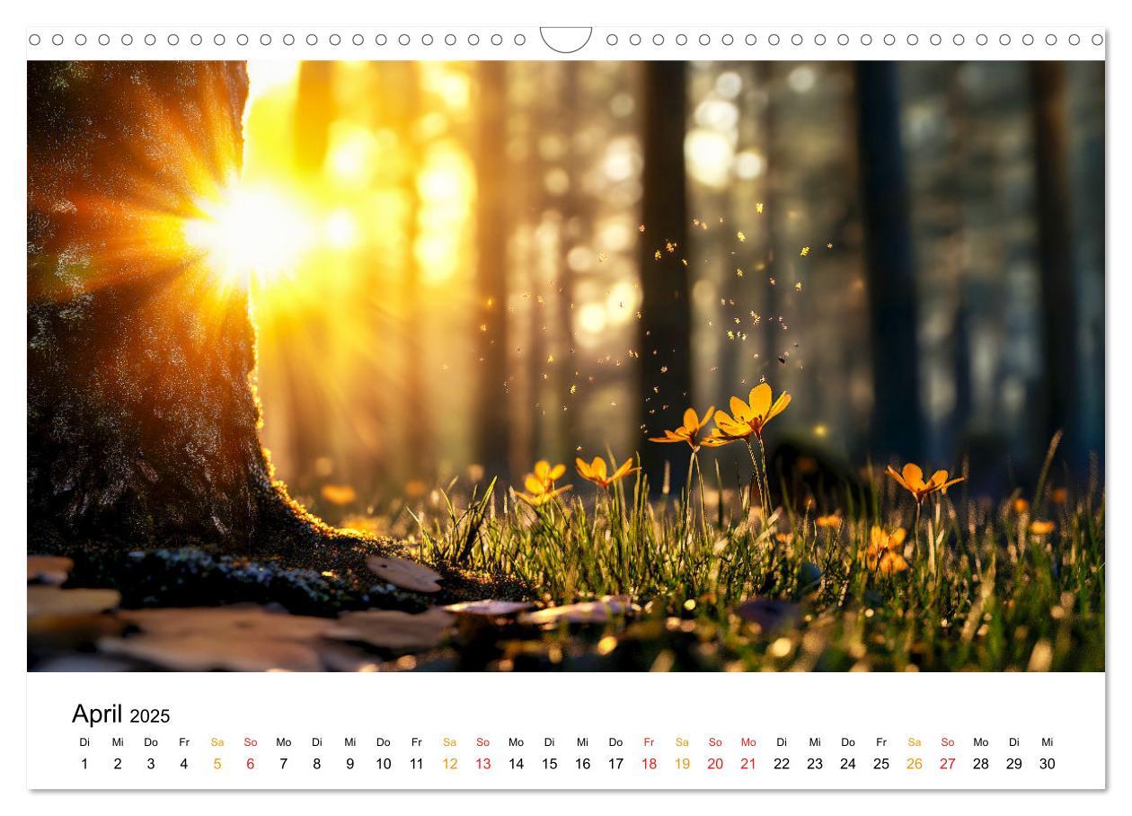 Bild: 9783457224786 | Mystik der Wälder (Wandkalender 2025 DIN A3 quer), CALVENDO...