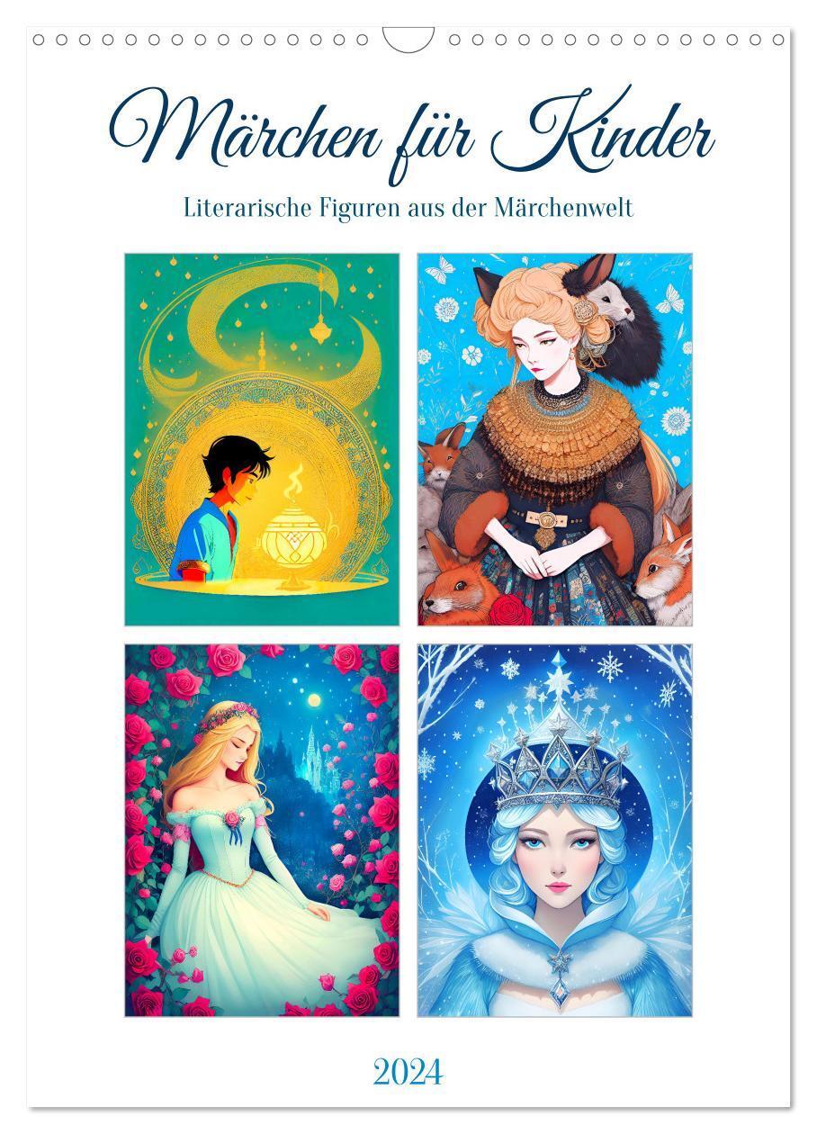 Cover: 9783383667527 | Märchen für Kinder (Wandkalender 2024 DIN A3 hoch), CALVENDO...