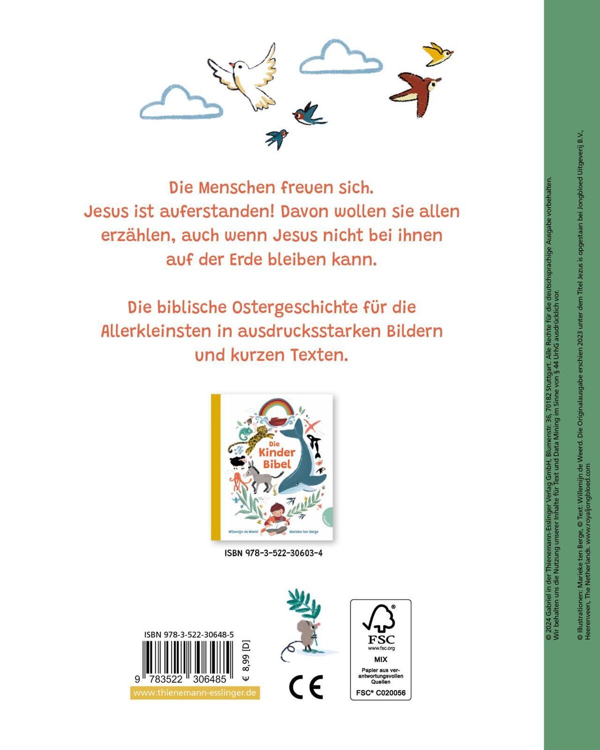 Rückseite: 9783522306485 | Wie es Ostern wurde | Ostergeschichte für Kinder ab 2 | Weerd | Buch