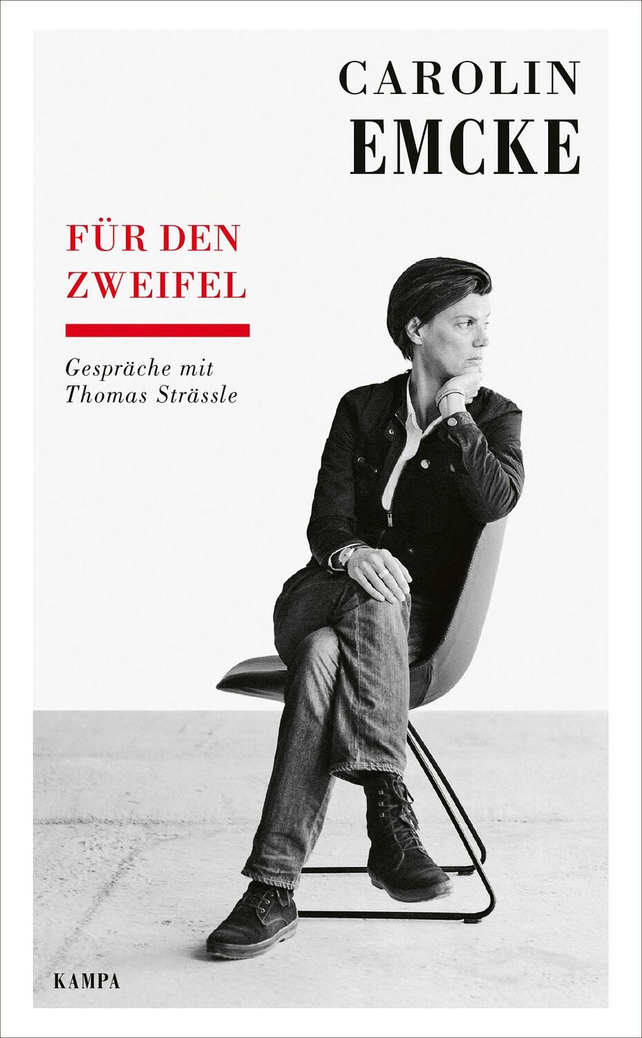 Cover: 9783311140368 | Carolin Emcke - Für den Zweifel | Gespräche mit Thomas Strässle | Buch
