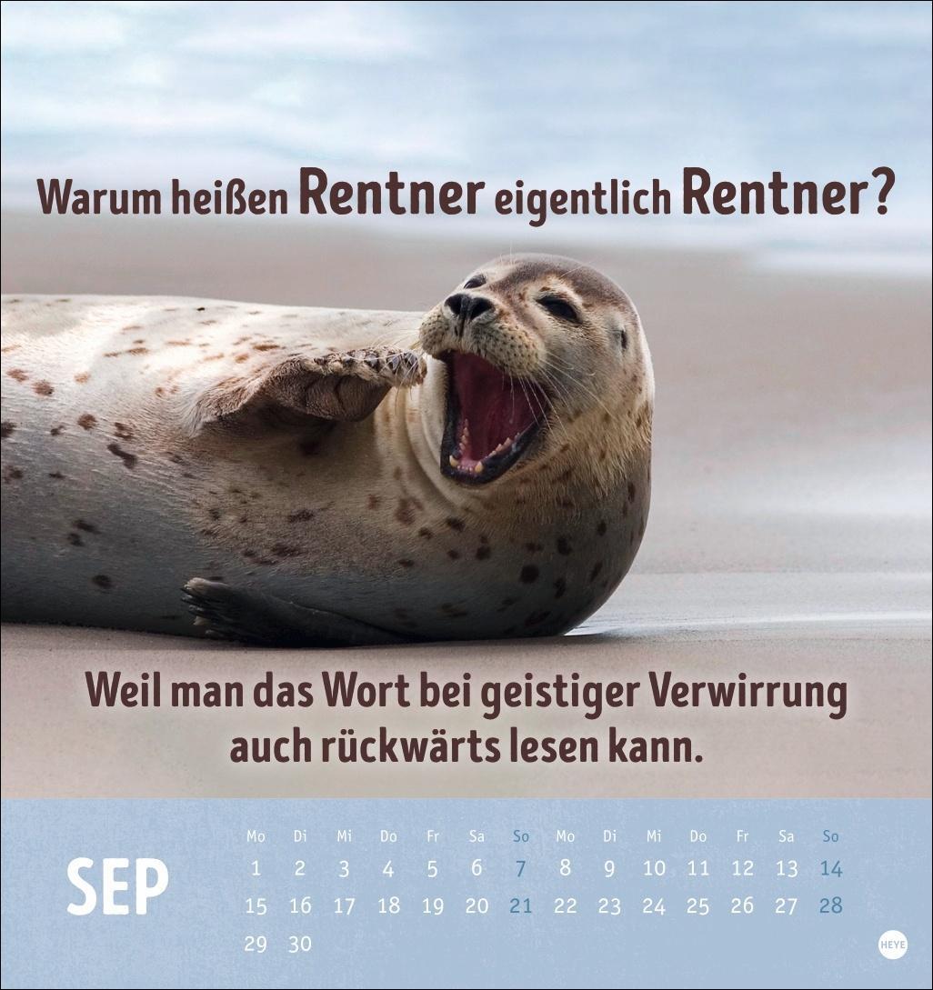 Bild: 9783756407187 | Alt! Aber gut drauf Postkartenkalender 2025 - Der tierische...