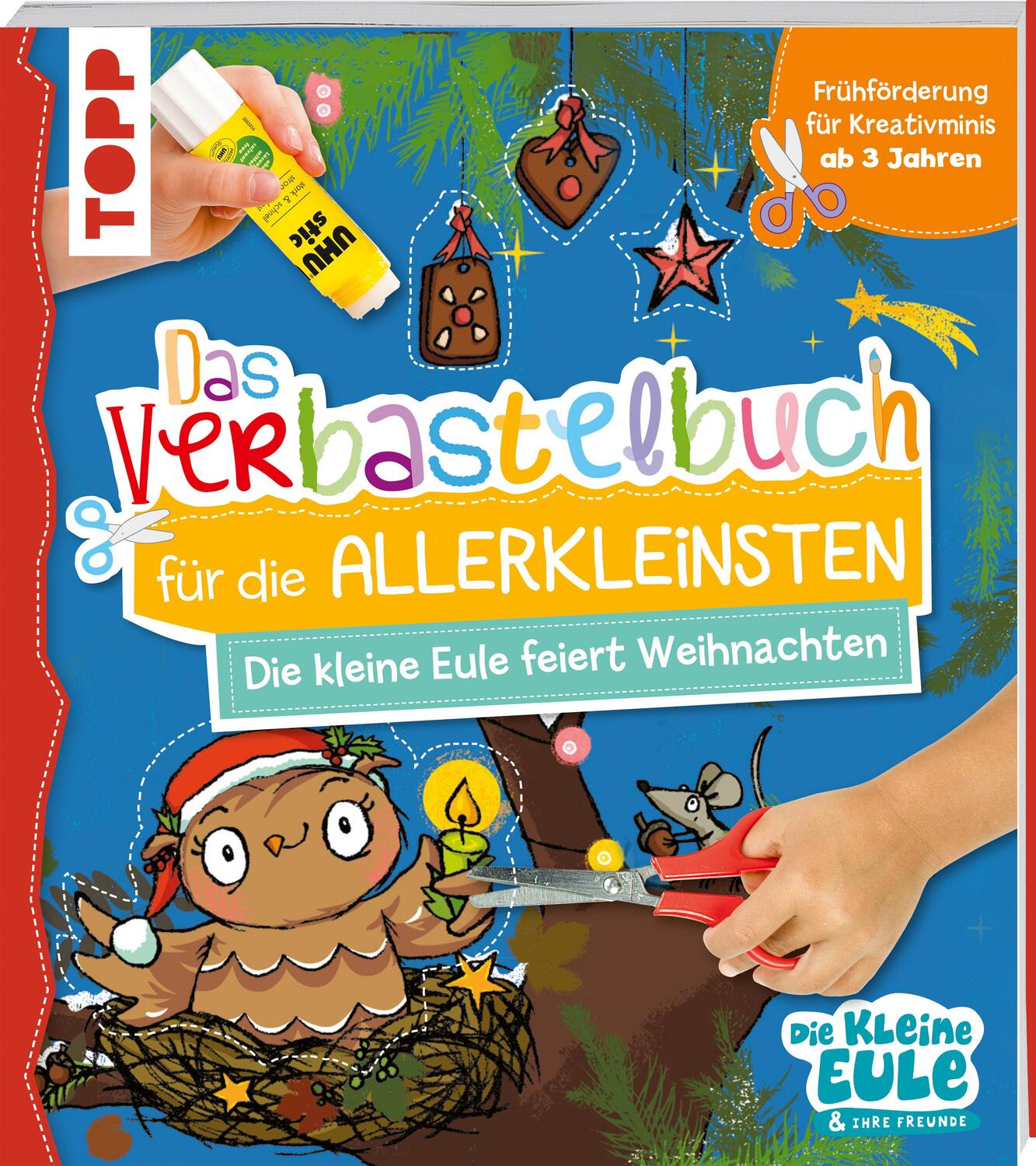 Cover: 9783735891082 | Verbastelbuch für die Allerkleinsten - Die kleine Eule feiert...