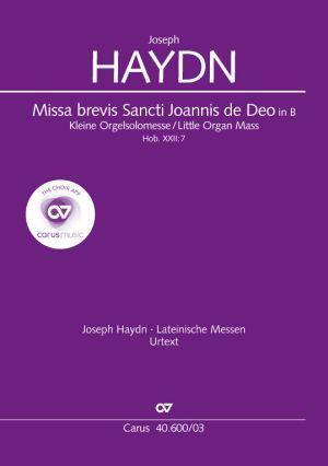 Cover: 9790007072780 | Missa brevis Sti. Joannis de Deo (Kleine Orgelsolomesse) | Haydn