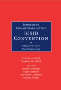 Cover: 9781108494281 | Schreuer's Commentary on the ICSID Convention 2 Volume Hardback Set