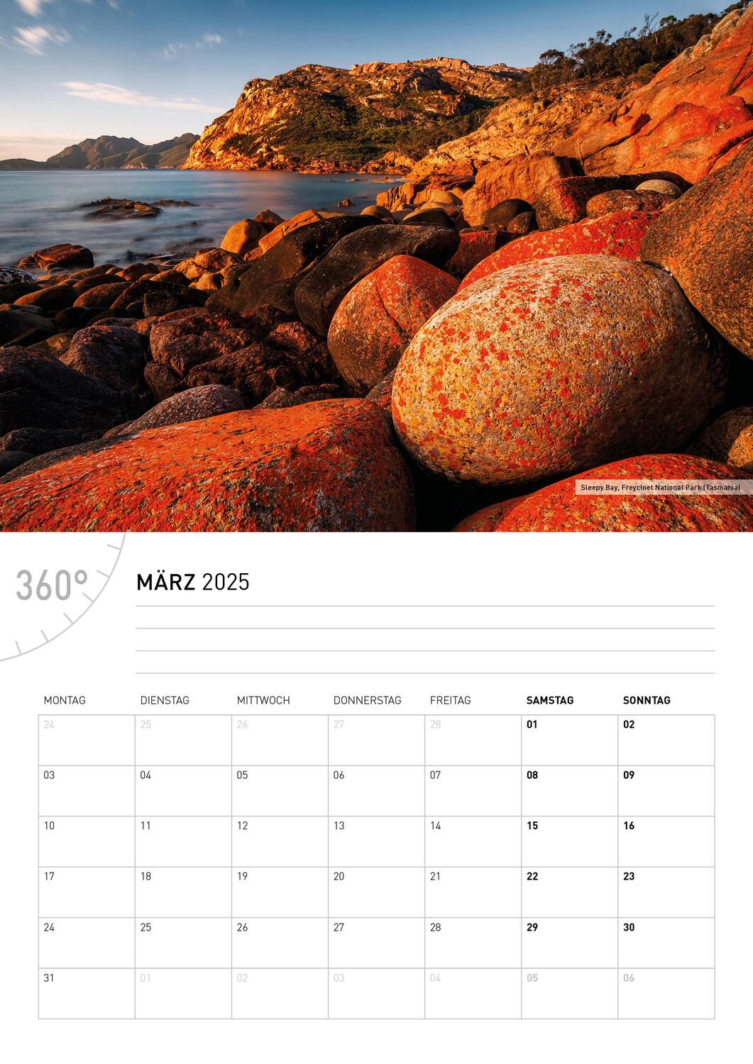 Bild: 9783968555737 | 360° Australien Broschürenkalender 2025 | Ingo Öland | Kalender | 2025