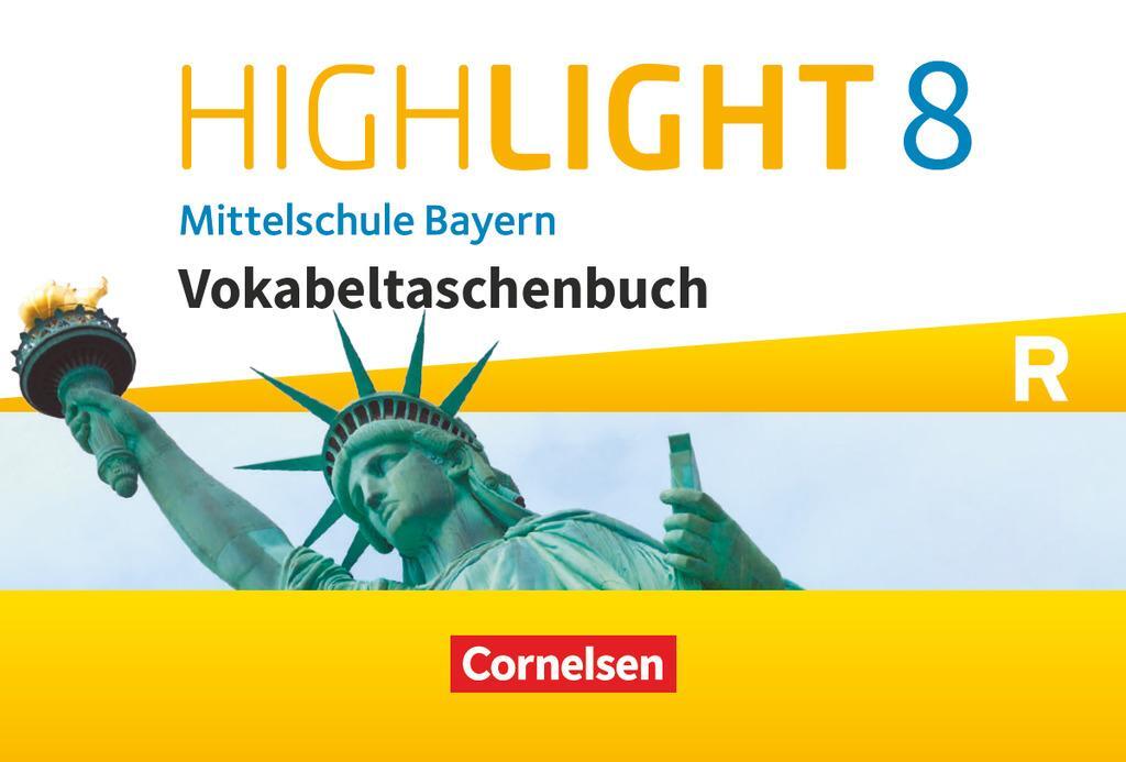 Cover: 9783060361229 | Highlight 8. Jahrgangsstufe - Mittelschule Bayern - Vokabeltaschenbuch