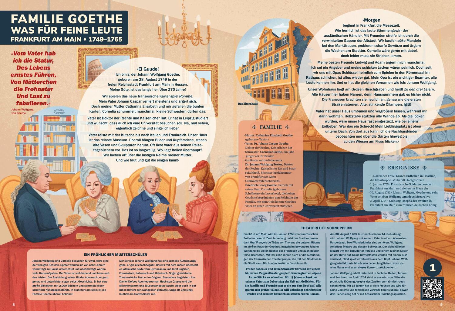 Bild: 9783985873258 | Das große Goethe-Buch. Ein Wissensabenteuer über Johann Wolfgang...