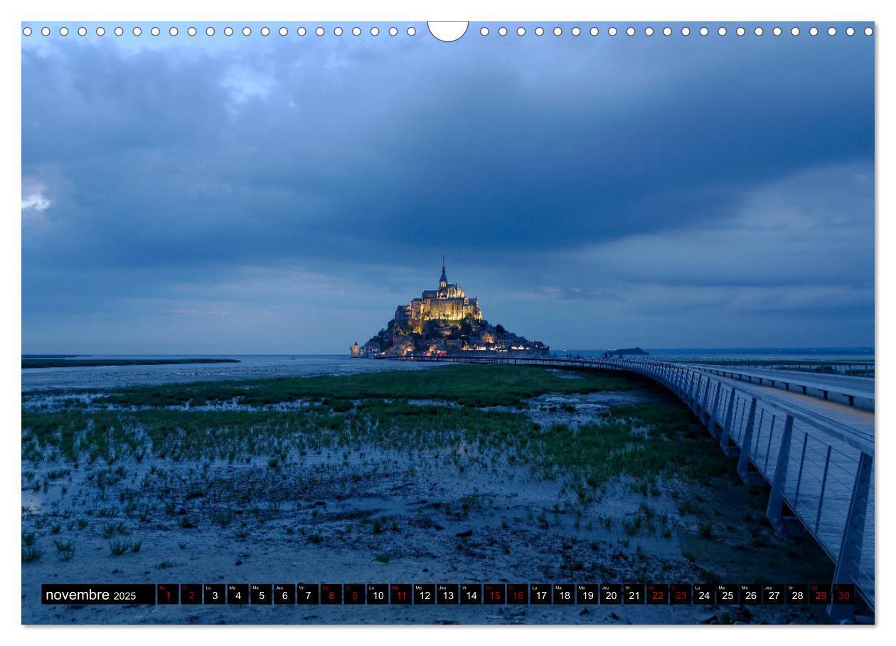 Bild: 9781325948918 | Mont Saint-Michel (Calendrier mural 2025 DIN A3 vertical), CALVENDO...