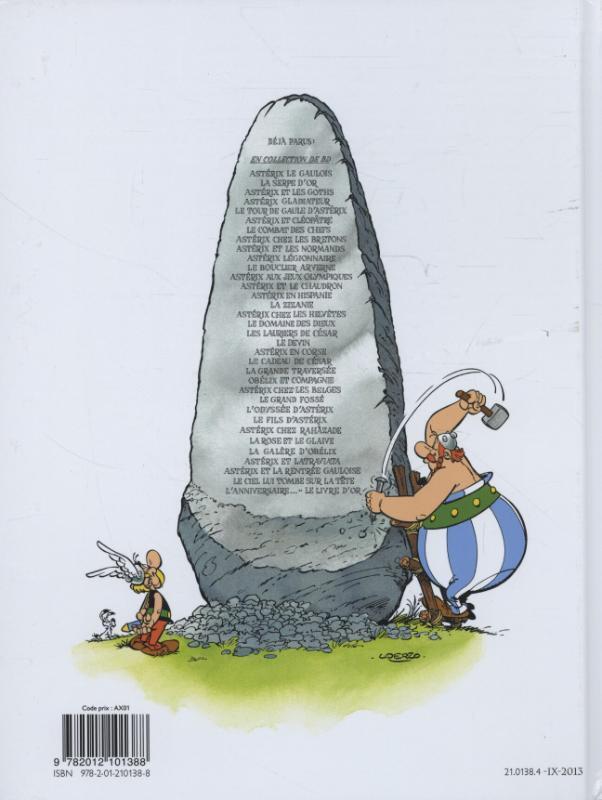 Rückseite: 9782012101388 | Asterix Französische Ausgabe 06. Asterix et Cleopatre | Rene Goscinny