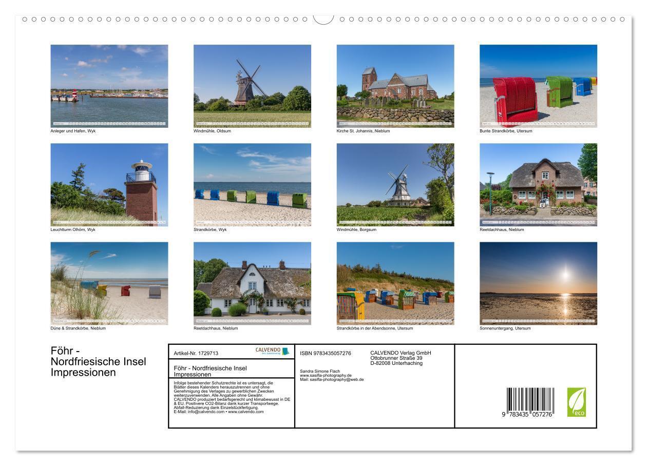 Bild: 9783435057276 | Föhr - Nordfriesische Insel Impressionen (Wandkalender 2025 DIN A2...