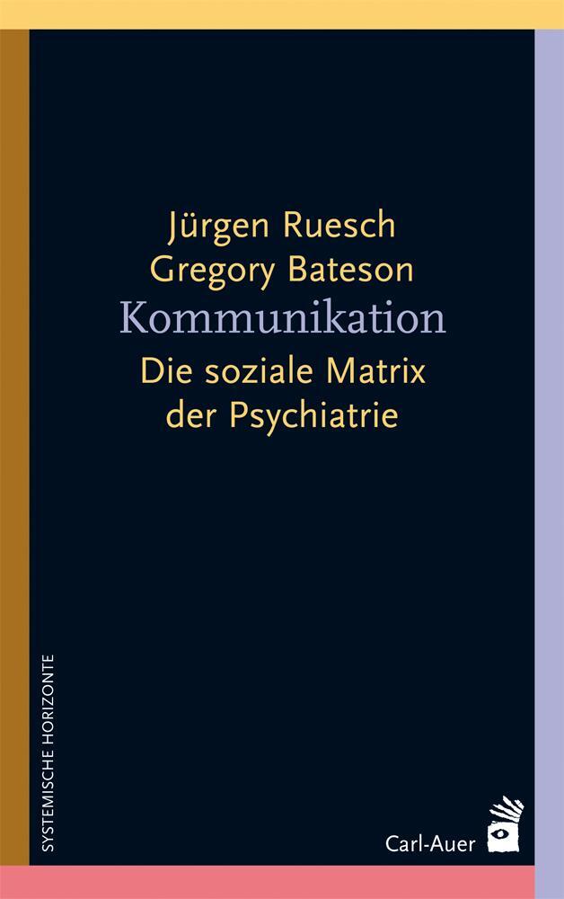 Cover: 9783896708366 | Kommunikation | Die soziale Matrix der Psychiatrie | Ruesch (u. a.)