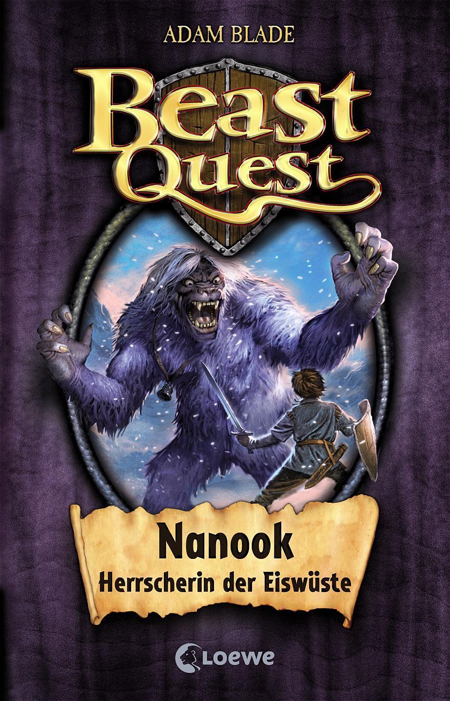 Cover: 9783785561621 | Beast Quest 05. Nanook, Herrscherin der Eiswüste | Adam Blade | Buch