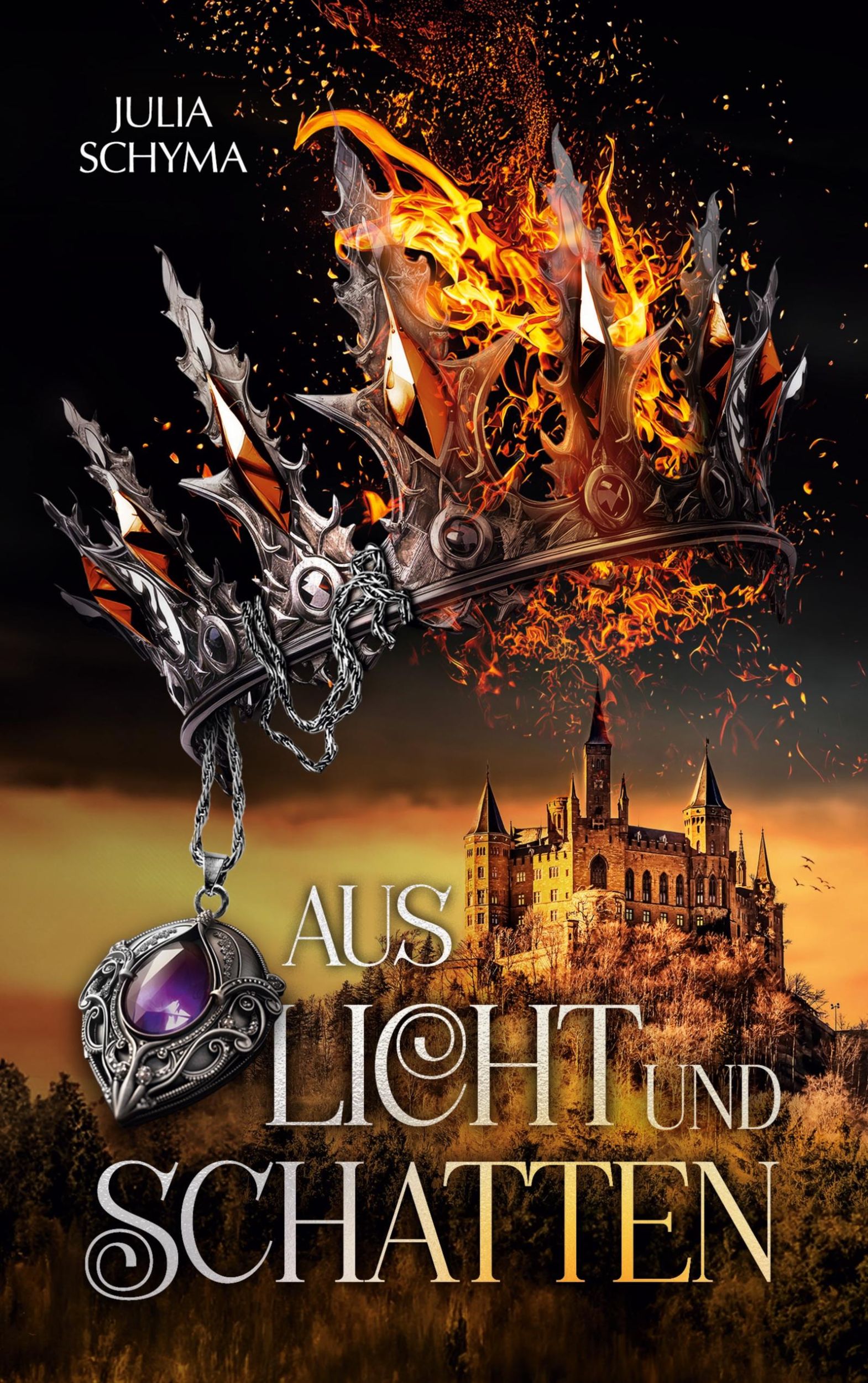 Cover: 9783758314988 | Aus Licht und Schatten | Eine Slow-Burn Fantasy Romanze | Julia Schyma