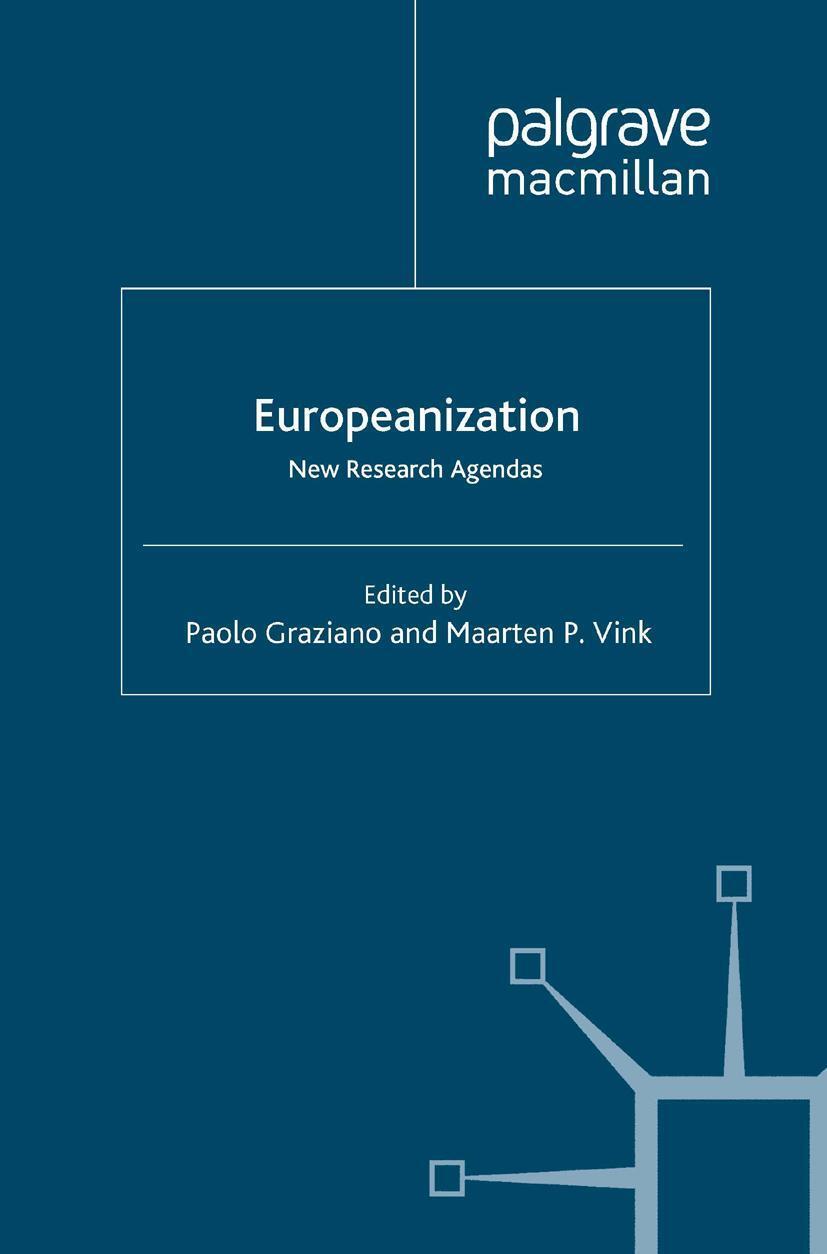 Cover: 9780230204317 | Europeanization | New Research Agendas | P. Graziano (u. a.) | Buch