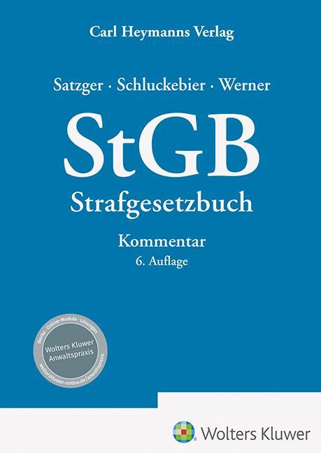Cover: 9783452301246 | StGB Kommentar zum Strafgesetzbuch | Strafgesetzbuch | Satzger (u. a.)