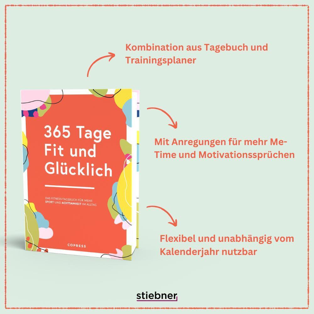 Bild: 9783767913127 | 365 Tage Fit und Glücklich. | Buch | 208 S. | Deutsch | 2024 | Copress