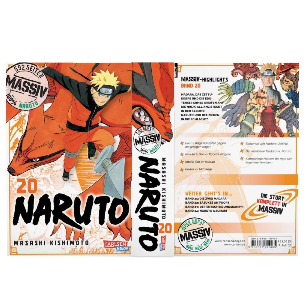 Bild: 9783551795465 | NARUTO Massiv 20 | Masashi Kishimoto | Taschenbuch | NARUTO Massiv